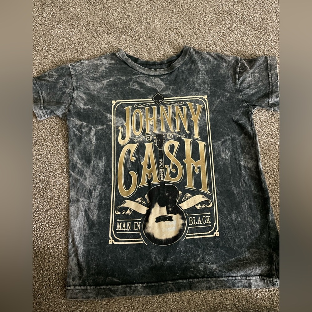 Johnny cash womens tee, xsmall